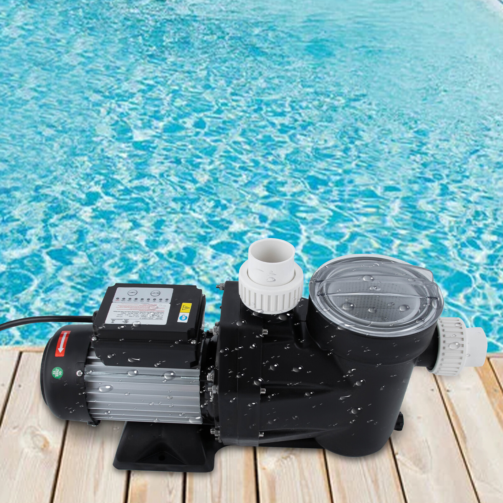1.5HP Single Speed Pool Pump with Timer, 422.68qt/min Flow Rate, 52ft Lift gallery