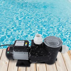 1.5HP Single Speed Pool Pump with Timer, 422.68qt/min Flow Rate, 52ft Lift