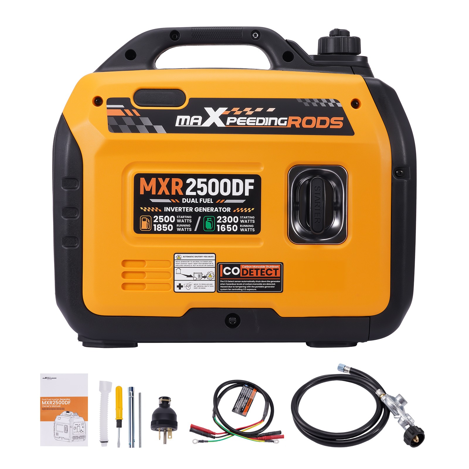 2.5KW ECO Mode Dual Fuel Inverter Generator Fuel Efficient for Night Parties gallery