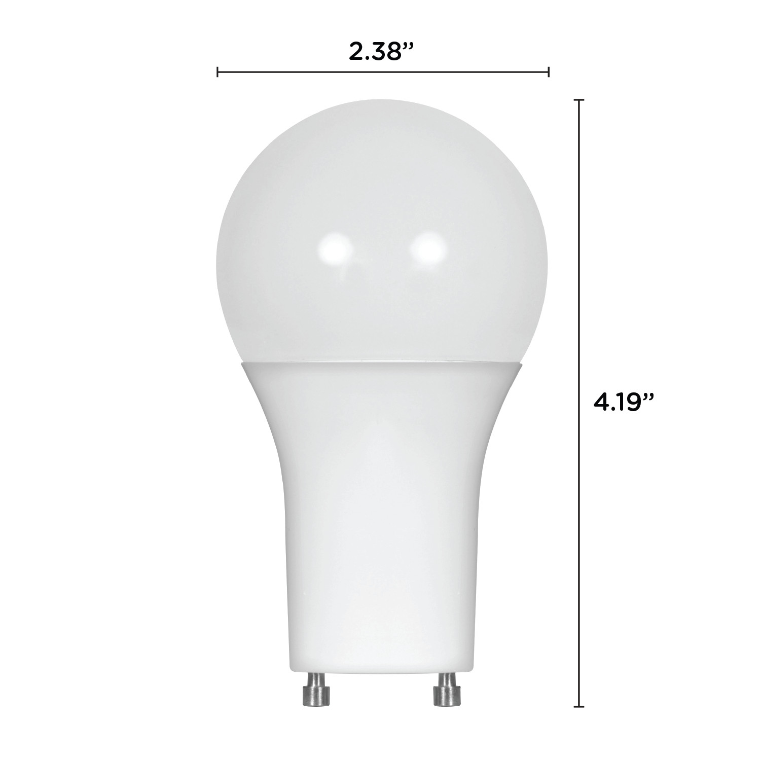 (6 Pack) 9.8W =60W Dimmable A19 LED 40K Cool White 60W Equivalent GU24 Base Bulb gallery
