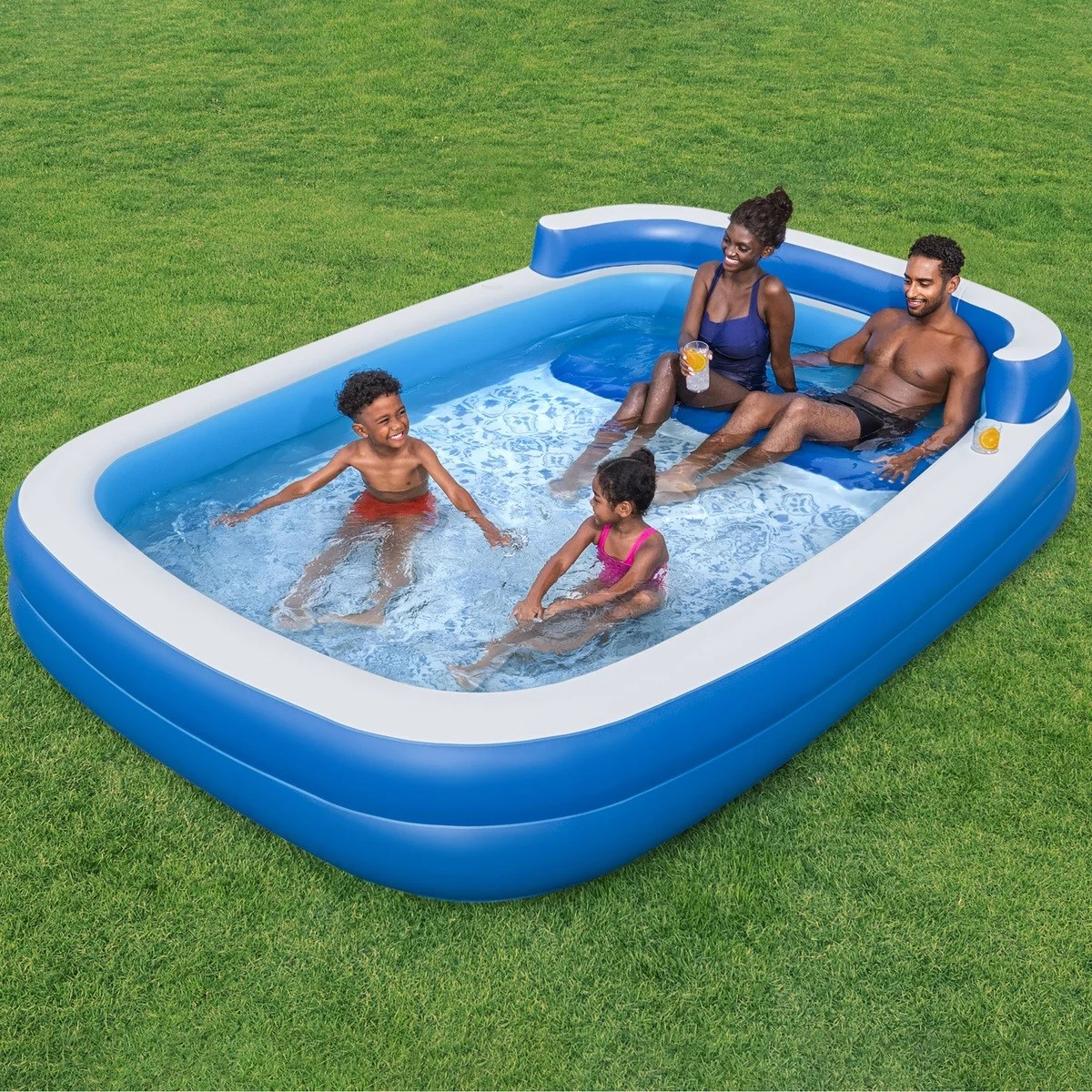 H2OGO! Inflatable Family Lounge Pool gallery