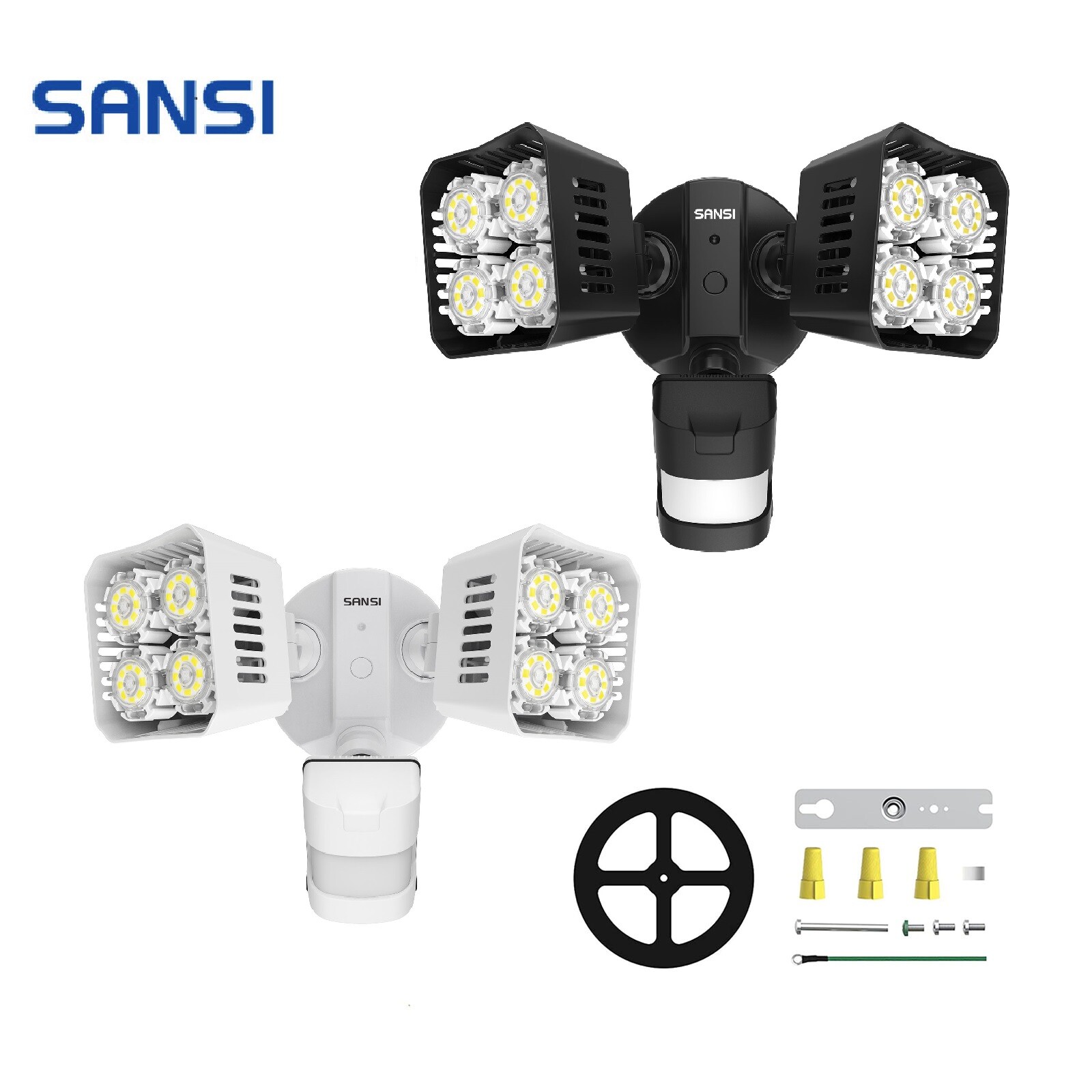 SANSI 30W 3400lm LED Security Lights Motion Sensor Night Spot Light Area Light gallery