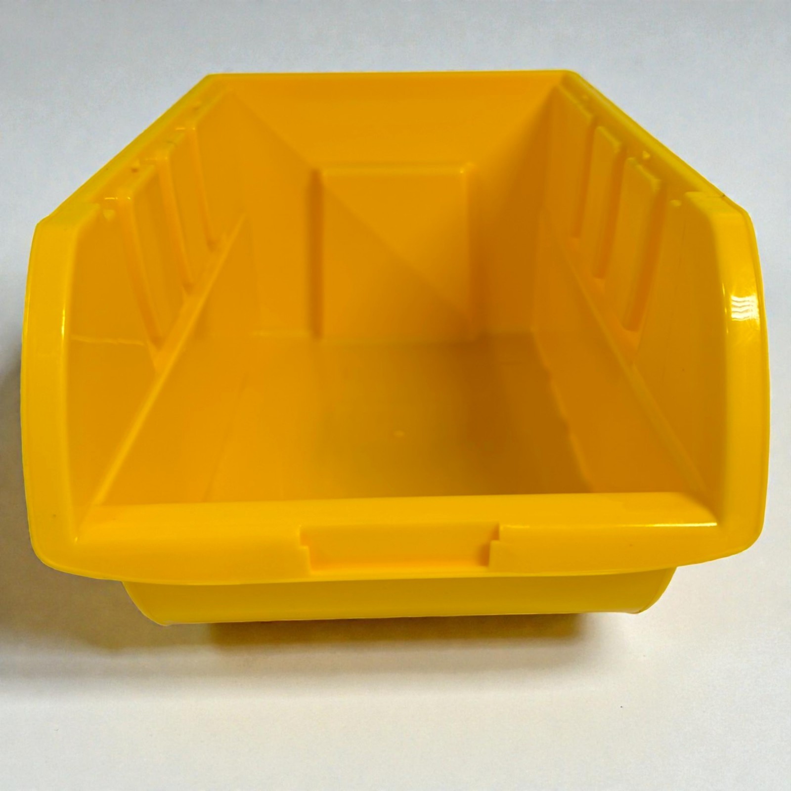 Homak Large Yellow Plastic Storage Bin – Stackable Tool & Parts Organizer gallery