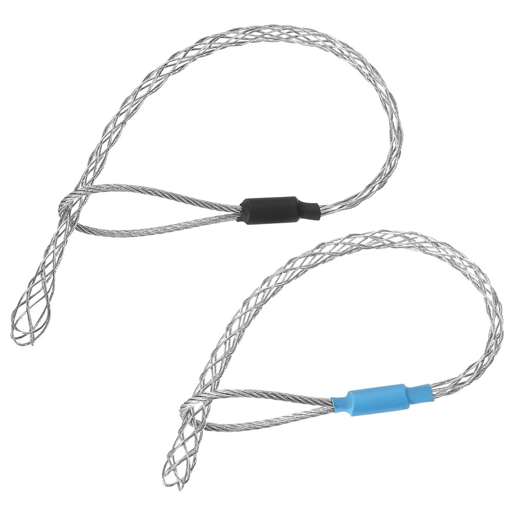 Cable Pulling Grip 0.7/0.9FT Single for 4-6mm+6-10mm Cable(Blue+Black)