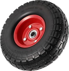10″ Solid Rubber Tire Wheels Flat Free Tires 4.10/3 Truck Trolley