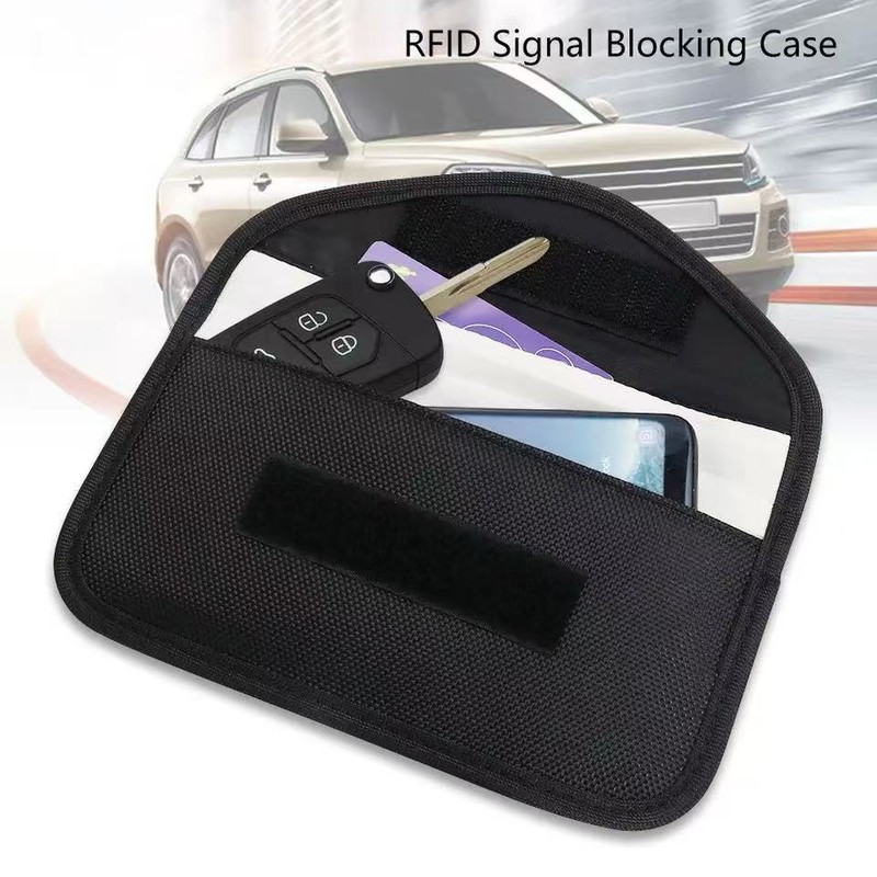 2 Pack Faraday Bag Cell Phone Wallet Blocker Radiation Signal Shielding Case gallery