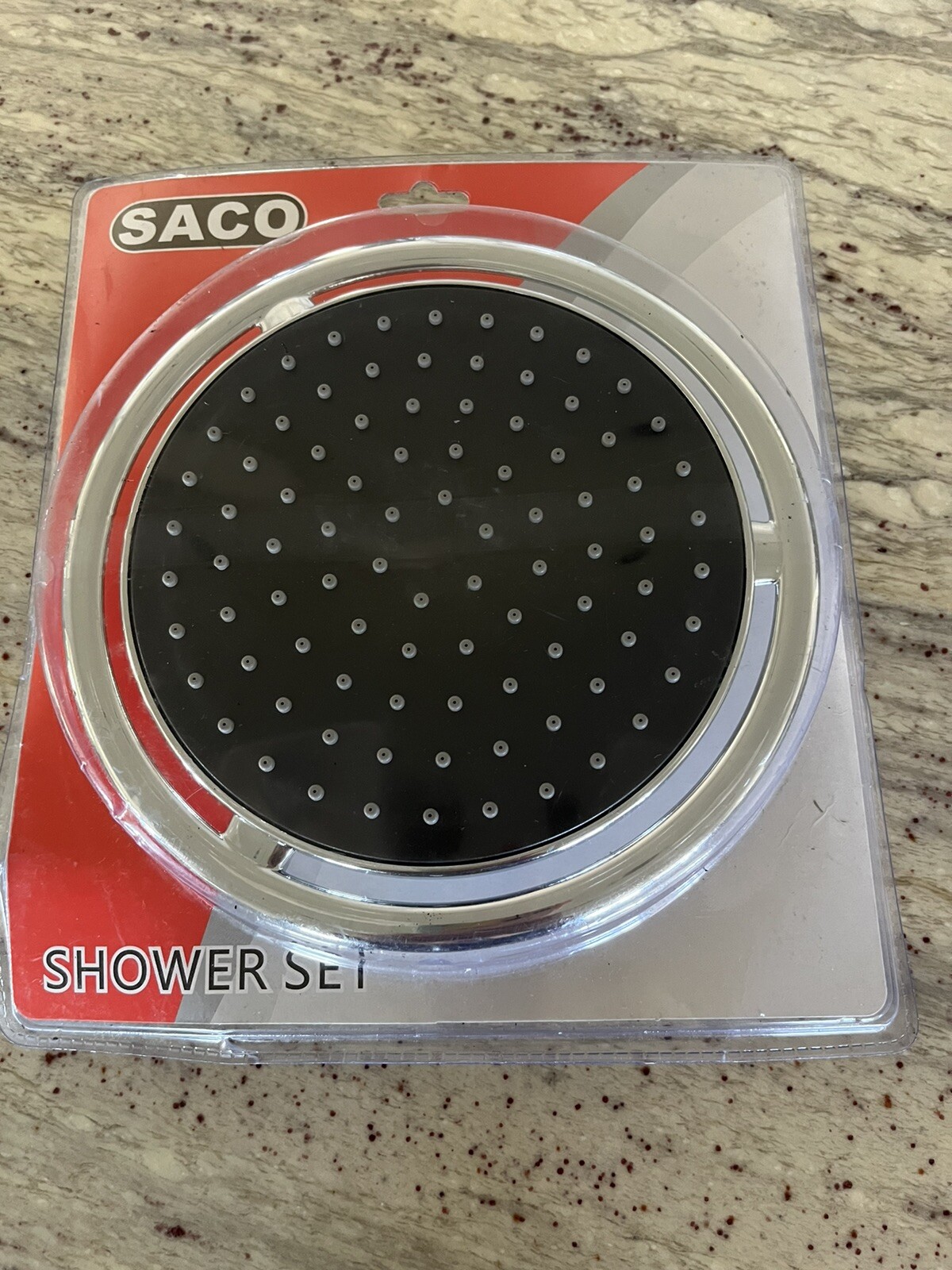 shower set SACO Round, Easy To Install, Silver gallery
