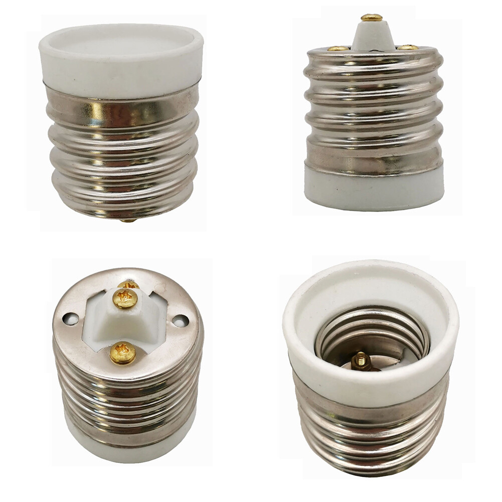 US 5-10 Pack Light Bulb Socket Adapter Mogul Base E39 to Medium E26 Screw Reduce gallery