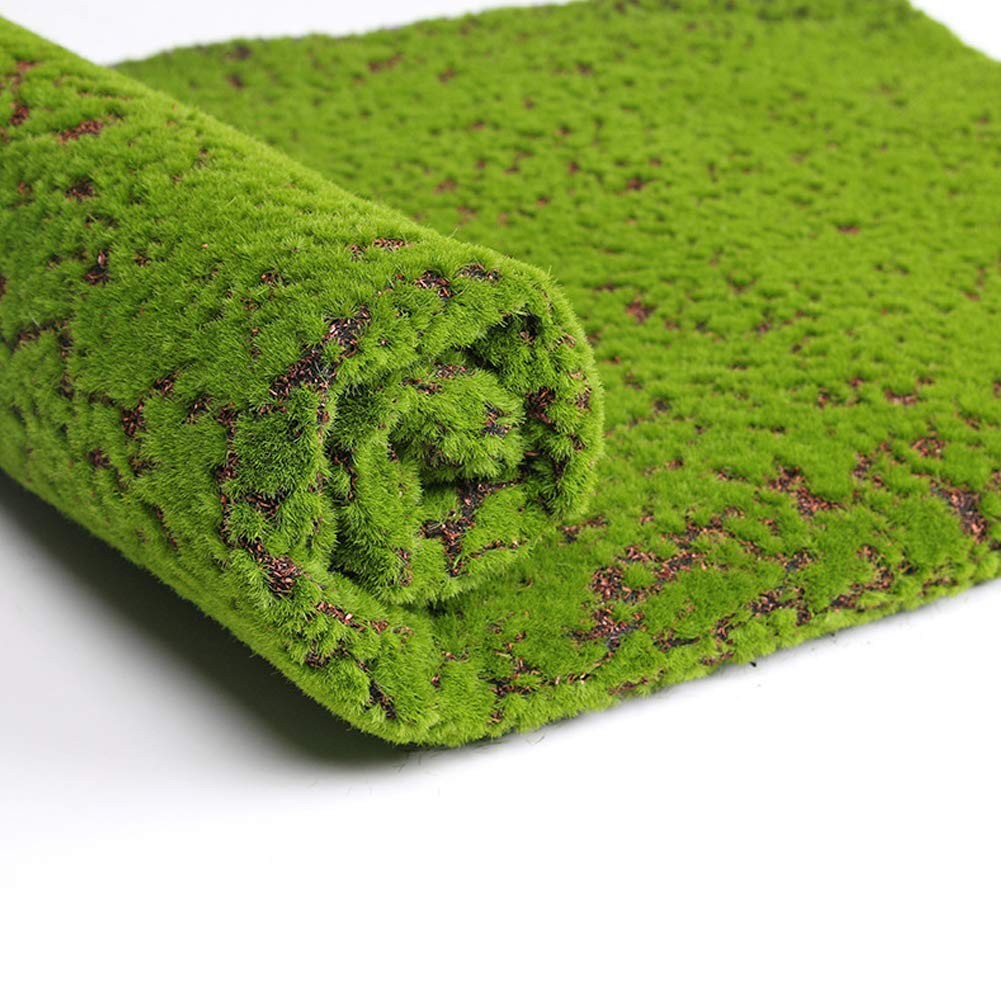 39 Inch Artificial Moss Grass Turf Rug DIY Green Lawn Mat Indoor Outdoor Decor gallery