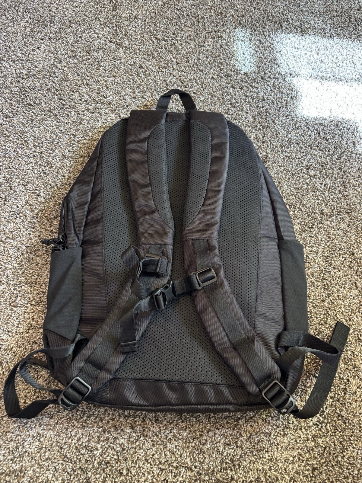Technoblade Red Black Hiking Backpack with Logo Accent & Padded Straps 2