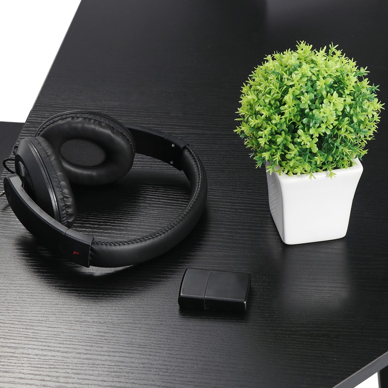 L Shaped Desk Corner Computer Gaming Laptop Table Office Black Workstation Home gallery
