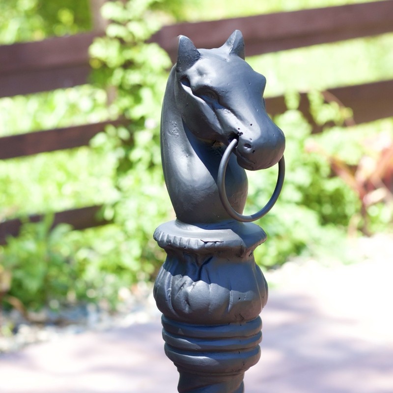 Victorian Style Horse Head Hitching Post gallery