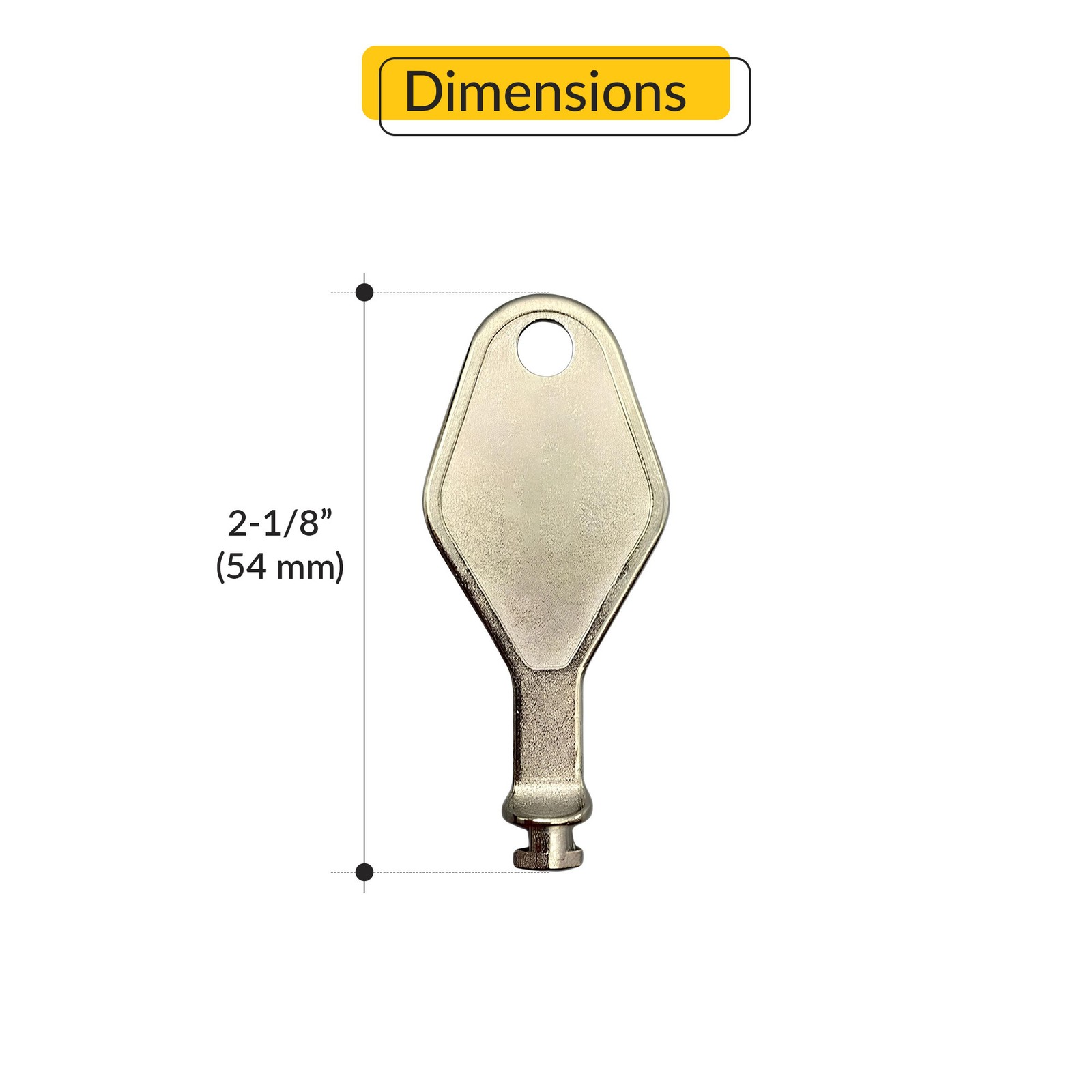 Brixwell Die Cast Key for Detachable Window Restrictor Stays -Durable & Easy Use gallery