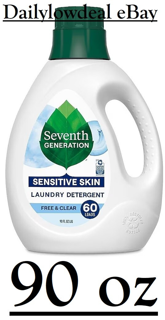 2 PACK - Seventh Generation Natural Free & Clear Liquid Laundry Detergent, 45-oz gallery