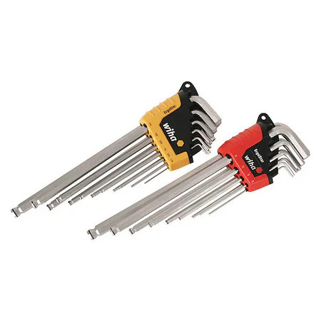Wiha 66992 22-Piece Hex Key Set, Metric/Sae L-Shape, Chrome, Plastic Holder gallery