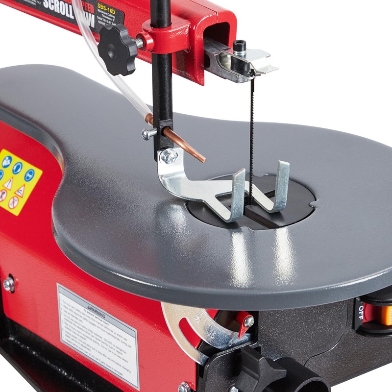 16-Inch Variable Speed Scroll Saw Extra-Large Adjustable Table for Woodworking gallery
