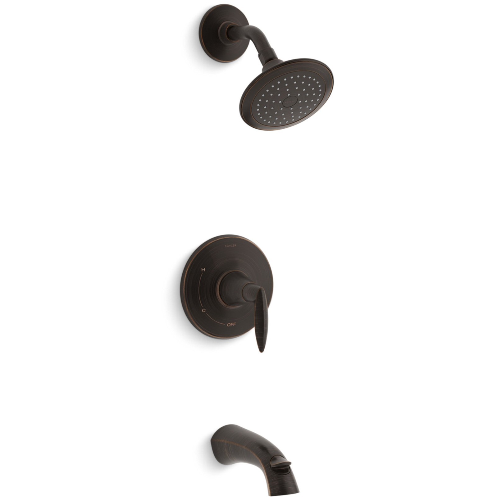 Kohler K-TS45104-4-2BZ Alteo Rite Temp Bath and Shower Trim-Oil Rubbed Bronze gallery
