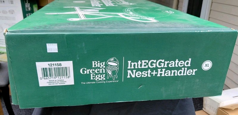 Big Green Egg IntEGGrated Nest + Handler XL with wheels 121158 gallery