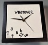Whatever. Scrambled Numbers Wall Clock 7.5” Square Not Working Hysterical gallery