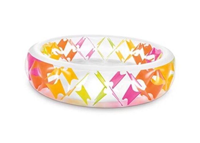 INTEX 56494EP Swim Center Inflatable Pinwheel Swimming Pool, 90" x 22", for gallery