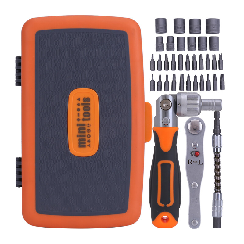 38pcs Socket Ratchet Screwdriver Wrench Repair Tool Kit Mini Mechanics Tools gallery