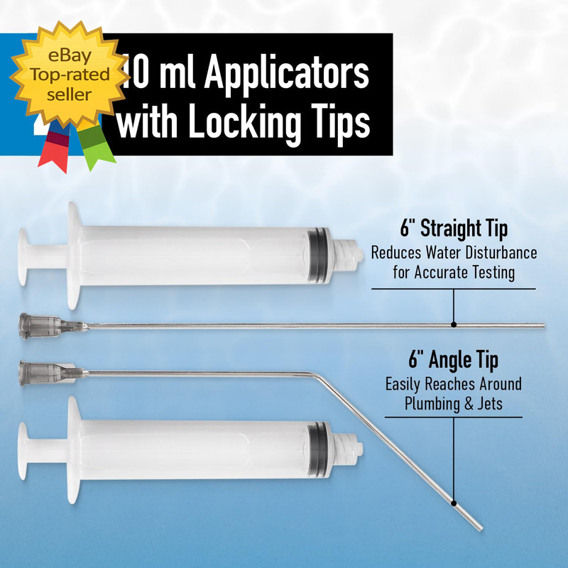 Pool Leak Detection Dye Kit 75+ Tests 2 Stainless Steel Precision Applicators gallery