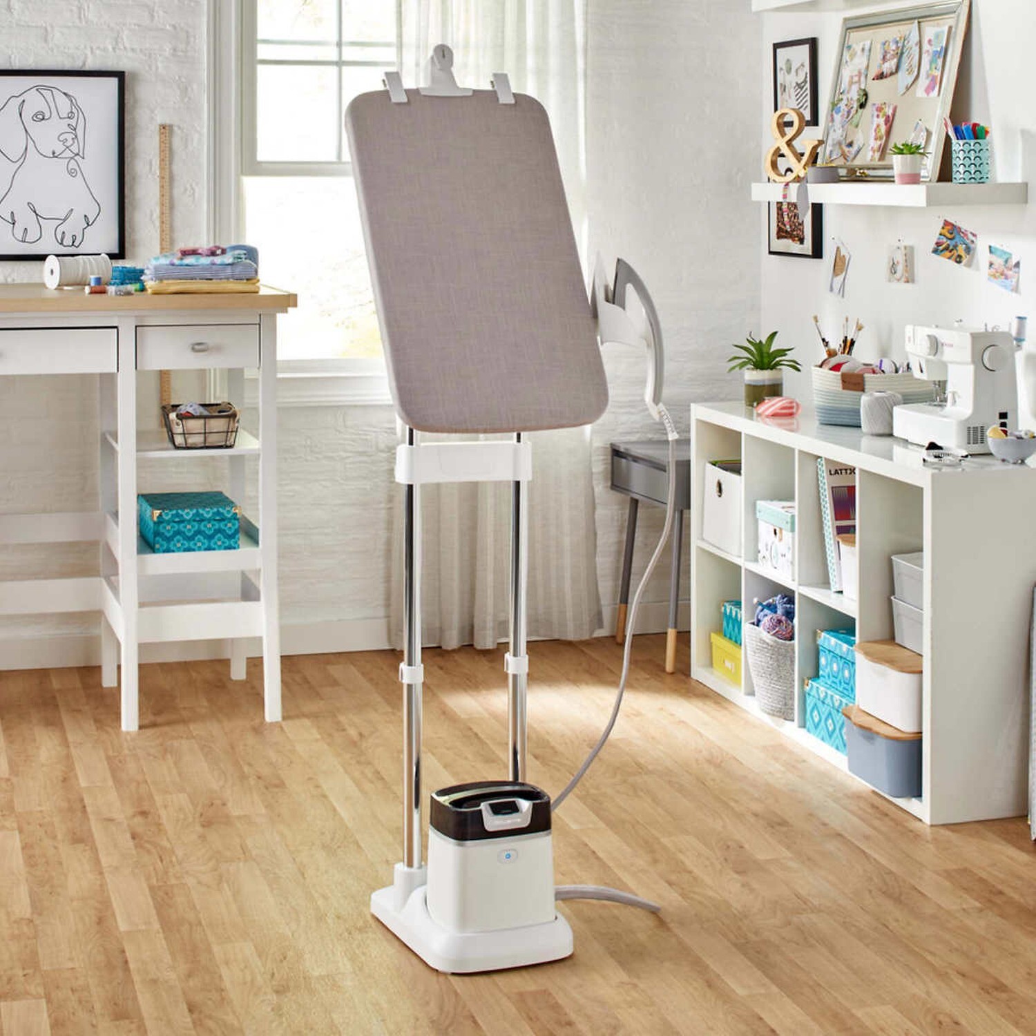 ROWENTA CLOTHES GARMENT FABRIC DRESS STEAMER STEAM IRON PRESS CLOTH STANDING NEW gallery