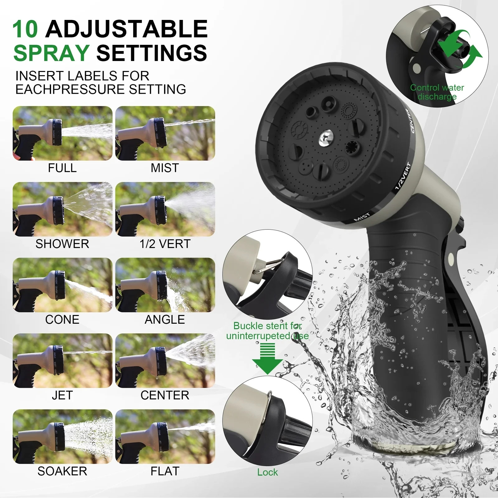 Expandable Garden Hose - Lightweight, Flexible, Retractable 50ft/100ft gallery