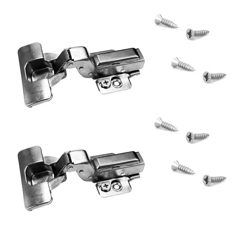 (2-Pack) RCS Series Full Inset 35 Mm Soft Close Nickel 105° Frameless Cabinet Hi gallery