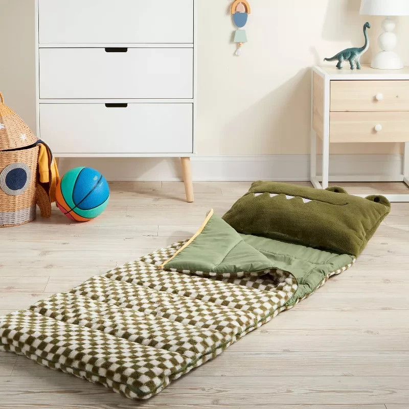 Alligator Kids' Sleeping Bag - Pillowfort NEW