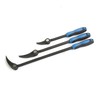8" 12" 16" HSS Indexable Pry Bar Set, 11-Position Adjustable Angle Pry Bars 3pc gallery