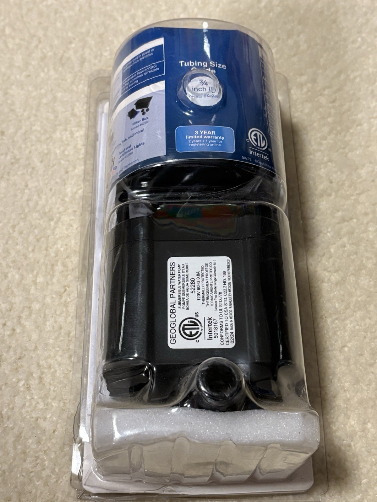 smartpond 420 -GPH Submersible Corded Electric Pond Pump - hts gallery