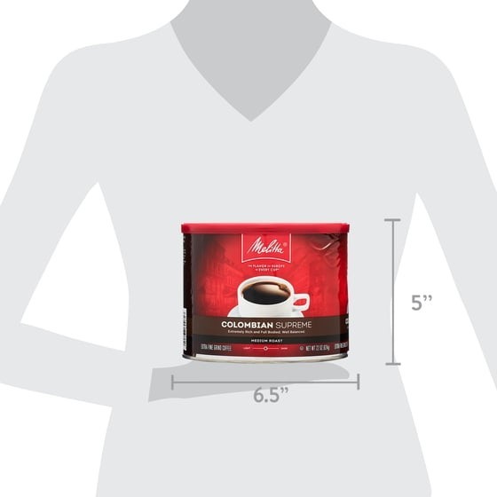 Melitta Colombian Supreme Ground Coffee, 22 oz gallery