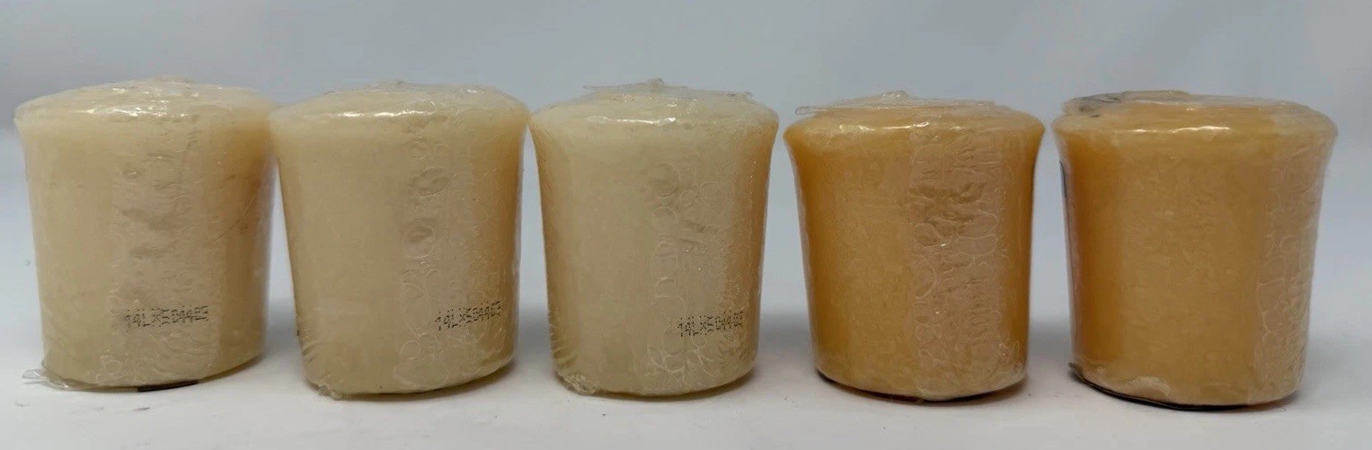 Yankee Candle Relaxing Rituals Refresh MANDARIN & Uplift LEMON Votives LOT OF 5 gallery