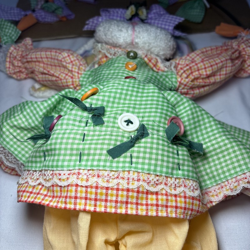 Spring Easter Plush Bunny Door Decor Rabbit Garland Home Party Wall Hanging gallery
