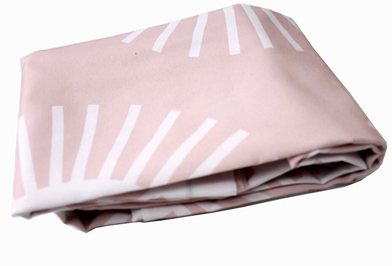 SOCIETY6 Pink Soleil Sun Pattern Designer Shower Curtain 69" x 72" NEW gallery