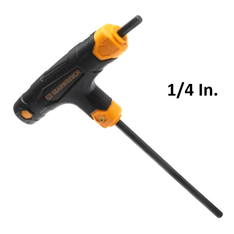 NEW GEARWRENCH T THROUGH T - HANDLE HEX KEY ALLEN SAE / METRIC CHOICE OF SIZE gallery