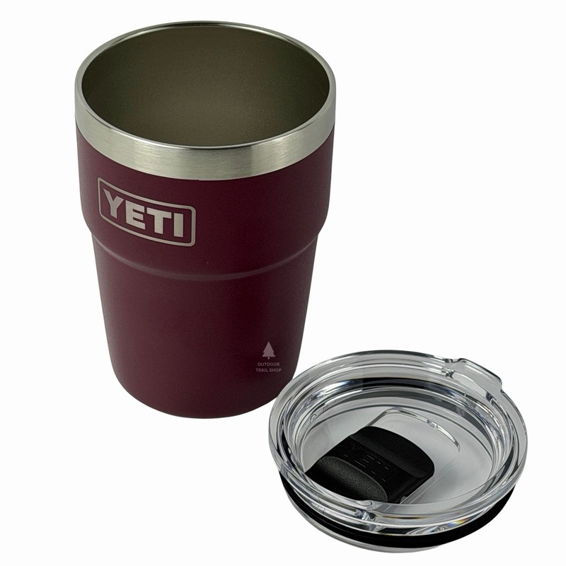 YETI Wild Vine Red 16 oz Stackable Cup Retired Color No Label New Fast Shipping gallery