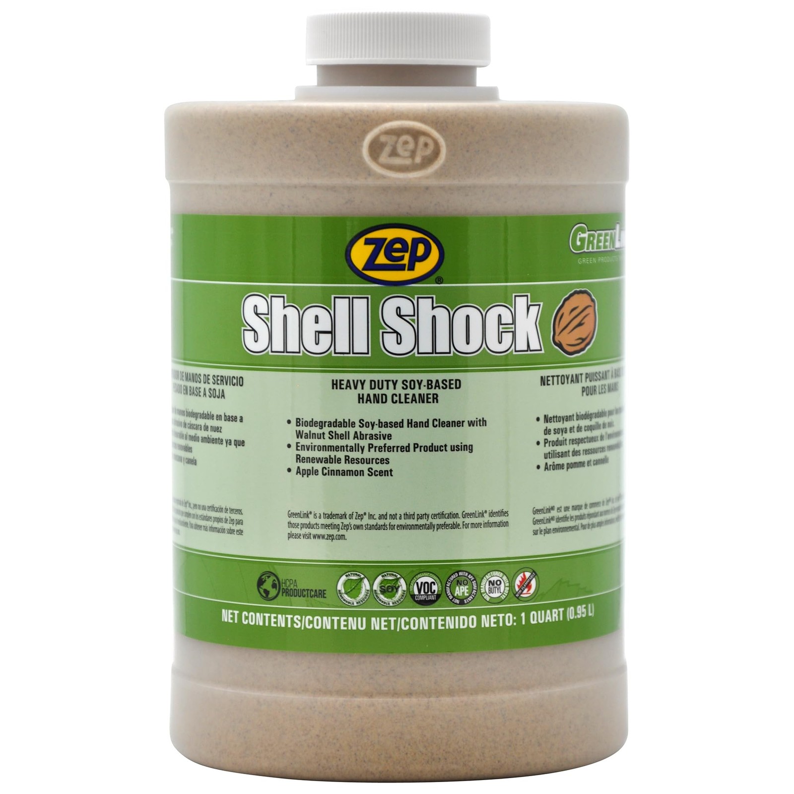 Zep Shell Shock Industrial Hand Cleaner - 32 Oz 32 Fl (Pack of 1), White gallery