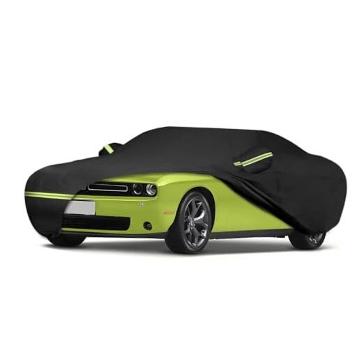 Waterproof Car Covers for 2008-2025 Dodge(Black) Custom Heavy Duty Challenger gallery