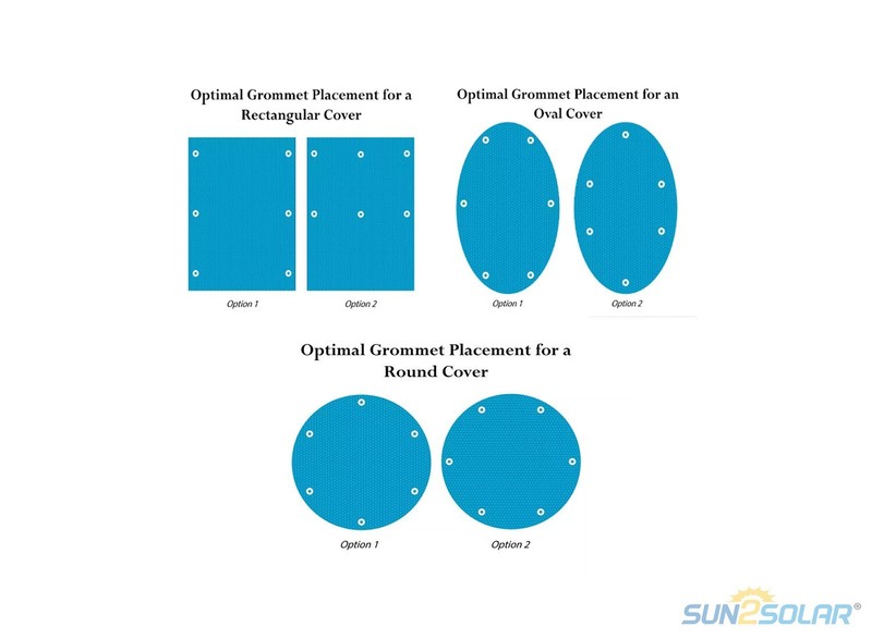 Sun2Solar Rectangular Swimming Pool Solar Cover 1600 Series Blanket w/ Grommets gallery
