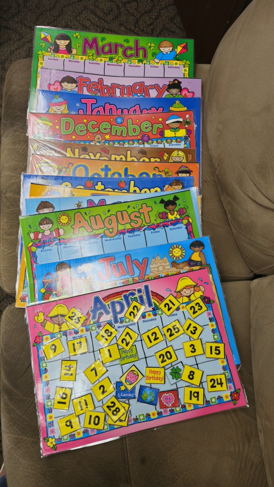 Classroom Monthly Calendar Set – Complete Year (12 Months) 📅 gallery