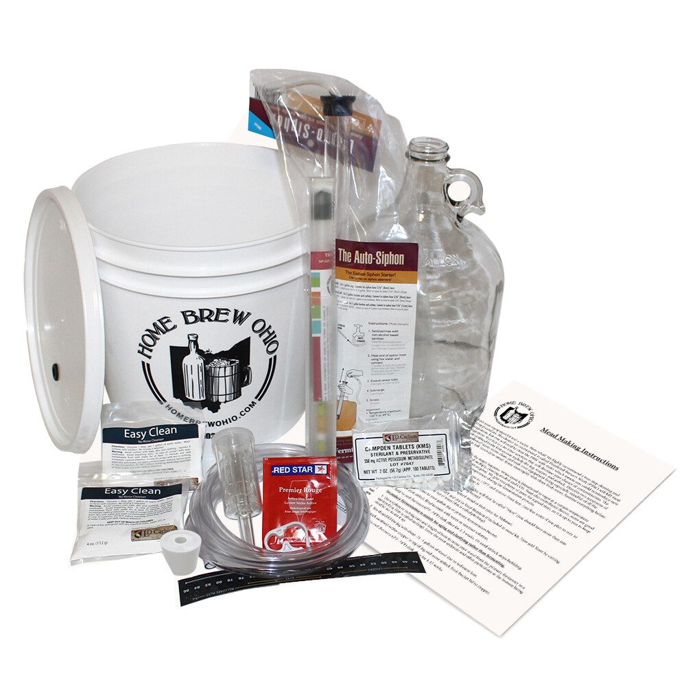 Starter Mead Making Kit (1 gallon batch with bucket) gallery
