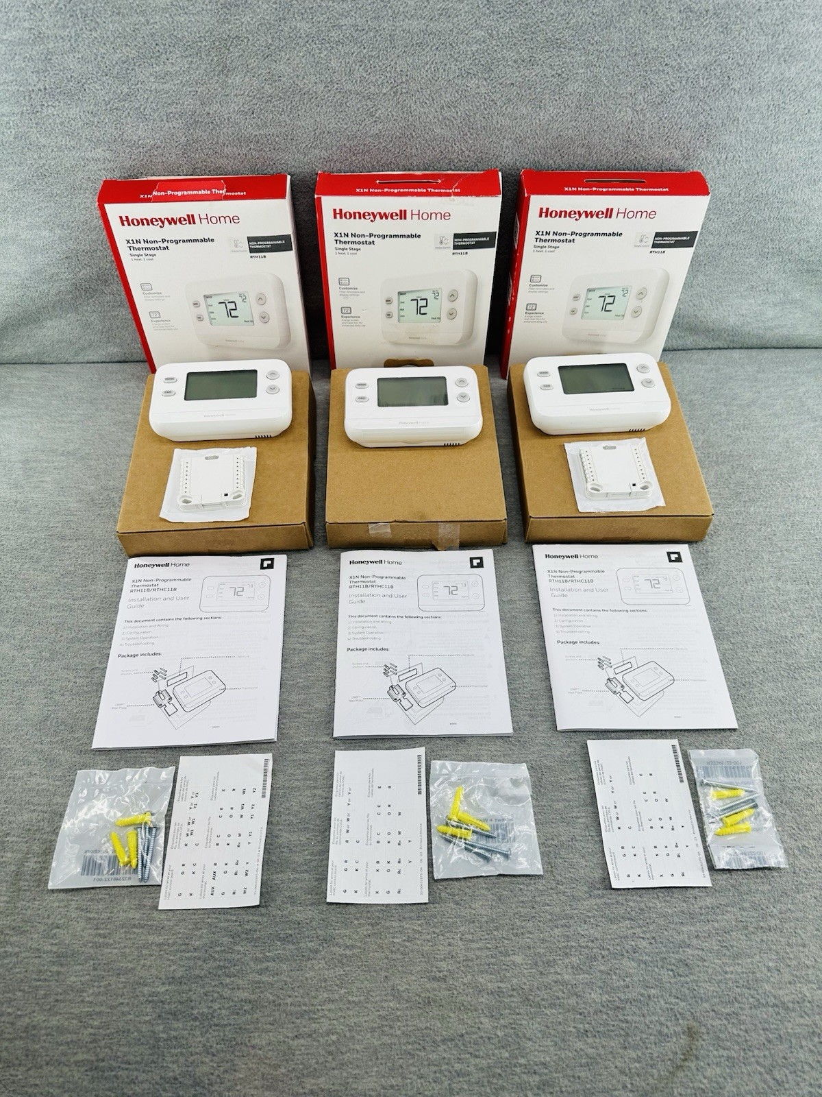 HONEYWELL HOME RTH11B X1N Non Programmable Thermostat Single Stage 1 Heat 1 Cool gallery