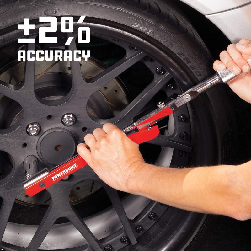 Precision Deflecting Beam Torque Wrench 20-220 ft lbs with Audible Feedback Case gallery