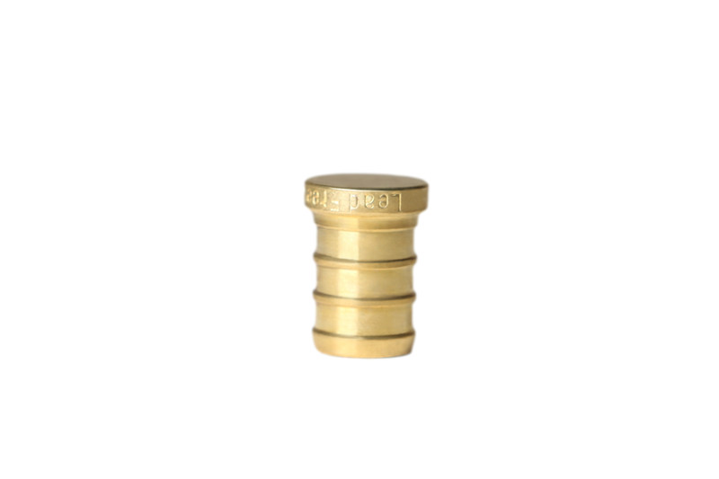 25 PIECES 1/2"" PEX PLUG (END CAP) - BRASS CRIMP FITTINGS (LEAD-FREE) gallery