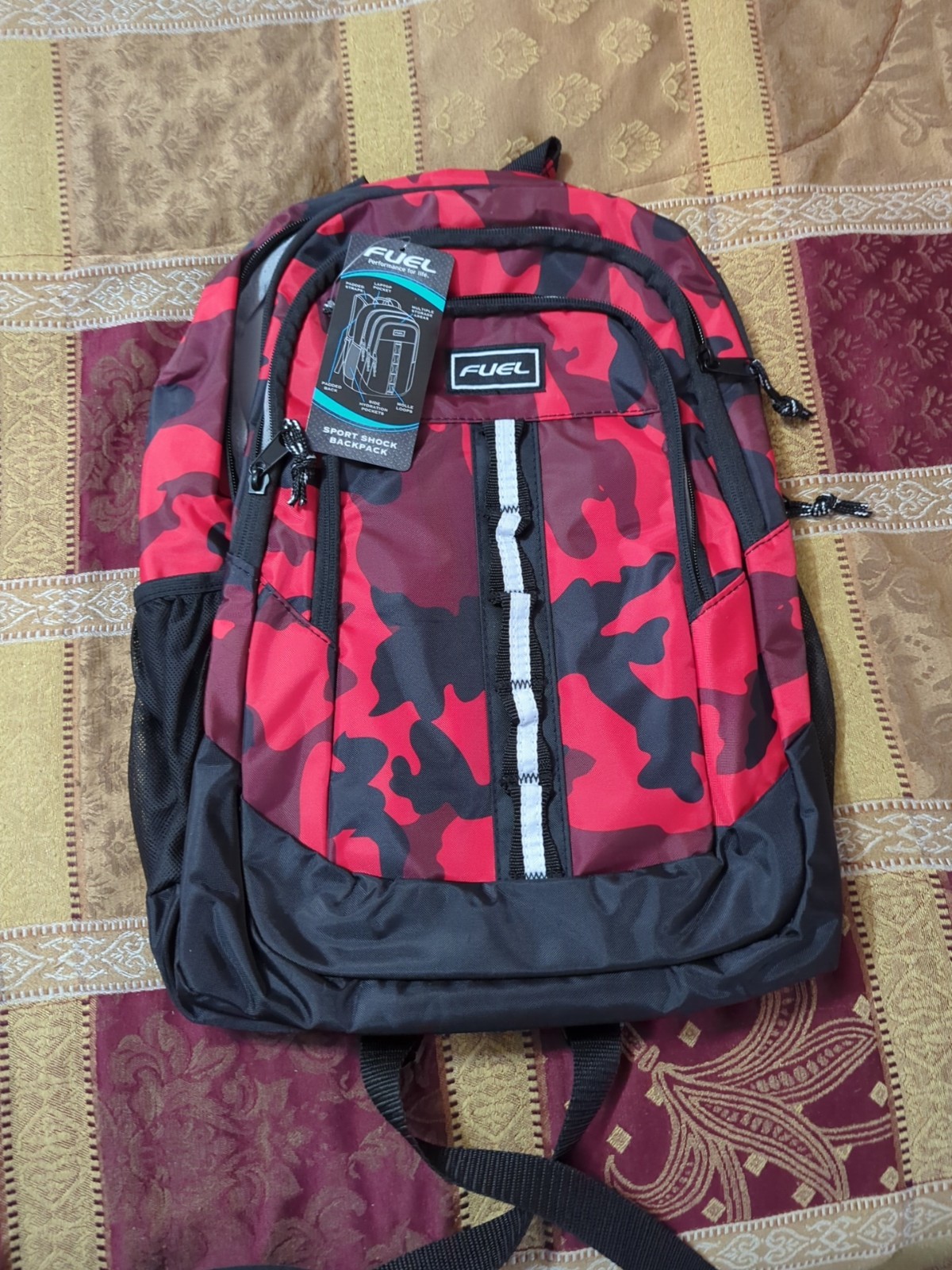 FUEL FUTURE TECH BACKPACK BLACK/RED  BRAND NEW WITH TAGS