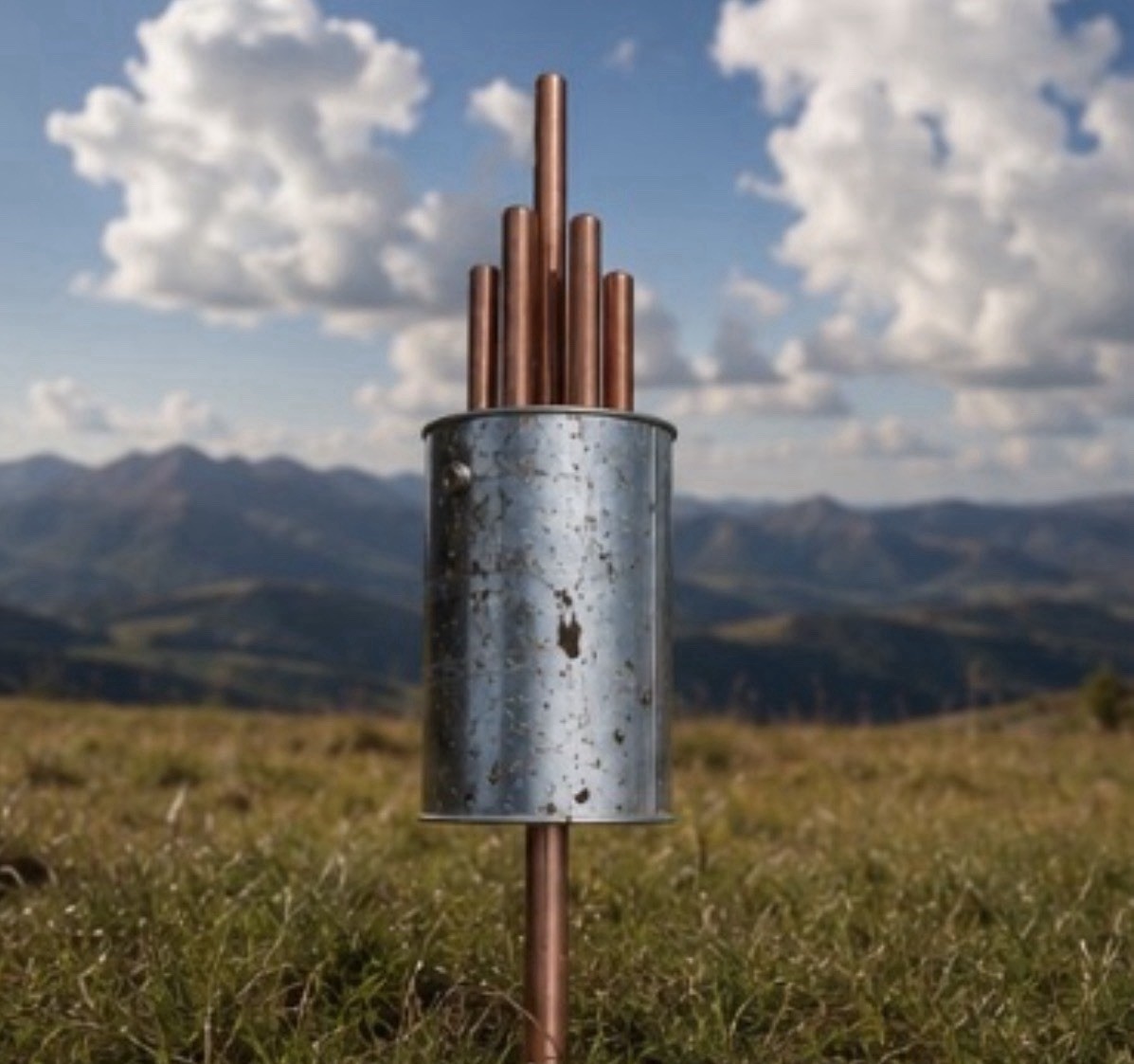 Cloud Buster Paint Can Type- Fully Assembled w/ Detachable Ground Stake New Chem gallery