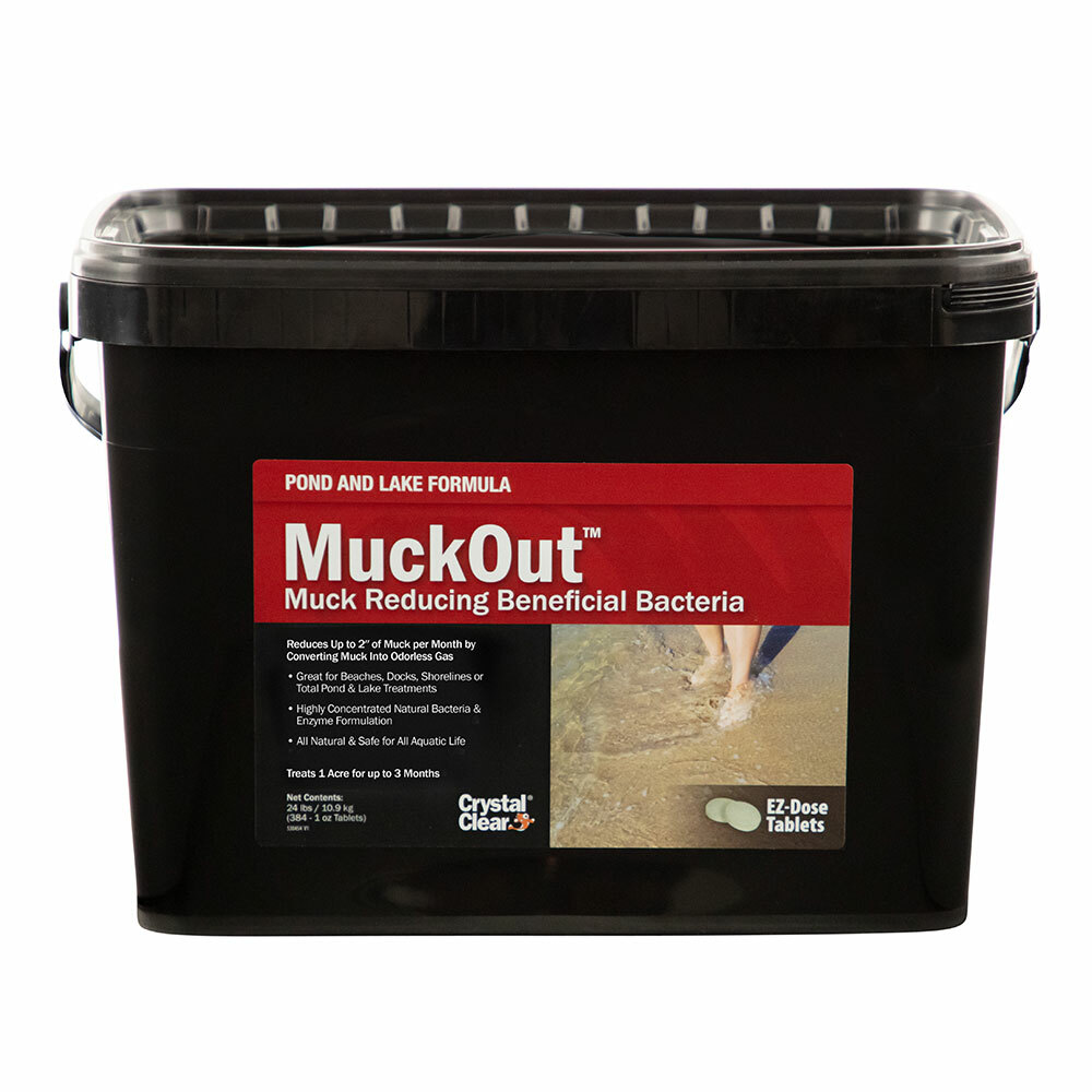 Crystal Clear MuckOut Beneficial Bacteria Treatment for Ponds & Lakes - 24 lbs gallery