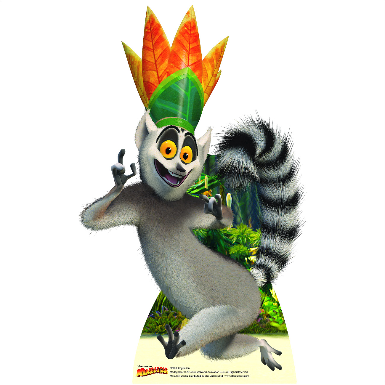 SC970 King Julien Madagascar Cardboard Cutout Standee gallery